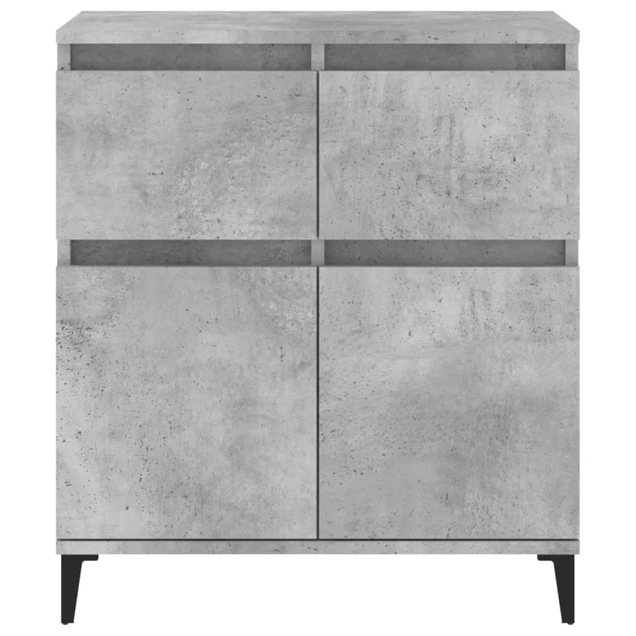 Buffet Gris béton 60x35x70 cm Bois d'ingénierie - 7