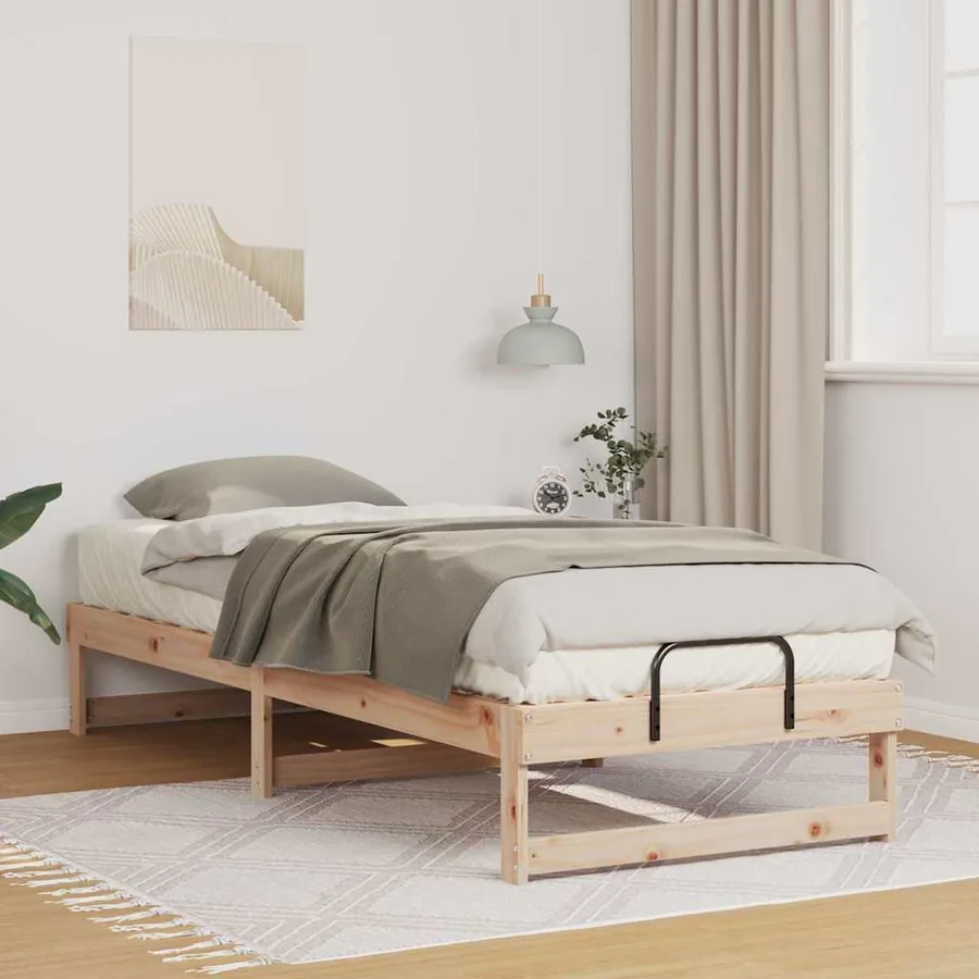 Cadre de lit Marron 80 x 210 cm Pin massif