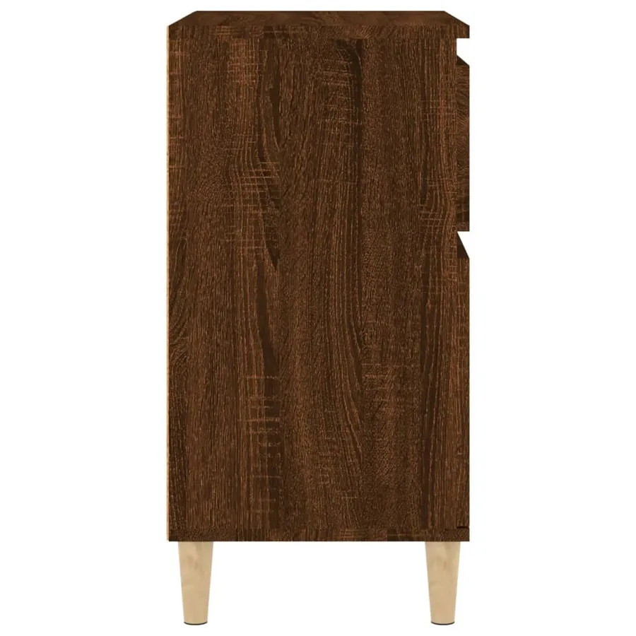 Buffet Chêne marron 60x35x70 cm Bois d'ingénierie - 8