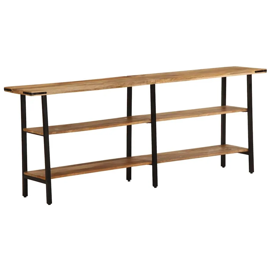 Table console 180x35x70 cm bois de manguier massif