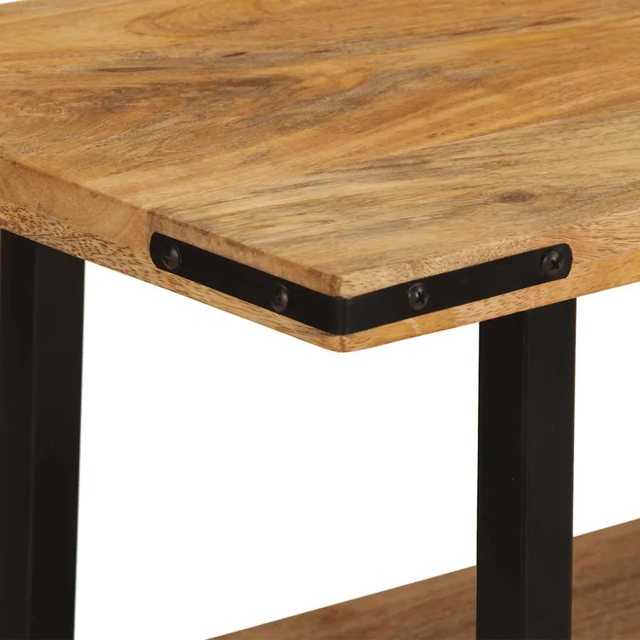 Table console 180x35x70 cm bois de manguier massif - 5