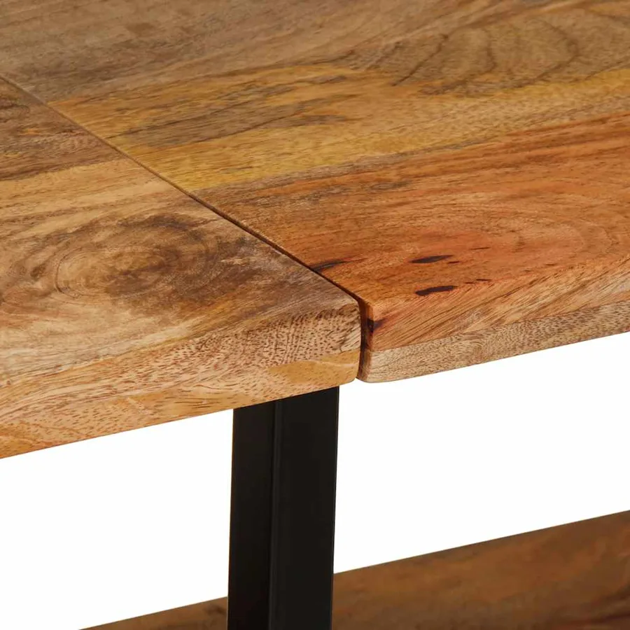 Table console 180x35x70 cm bois de manguier massif - 6