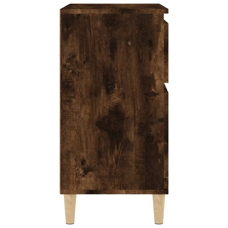 Buffet Chêne fumé 60x35x70 cm Bois d'ingénierie - 8