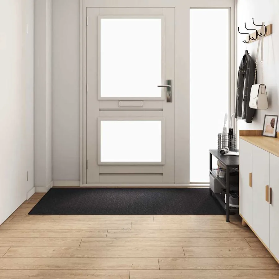 Tapis Couloir Anthracite 100 x 200 cm 100% Polypropylène - 3