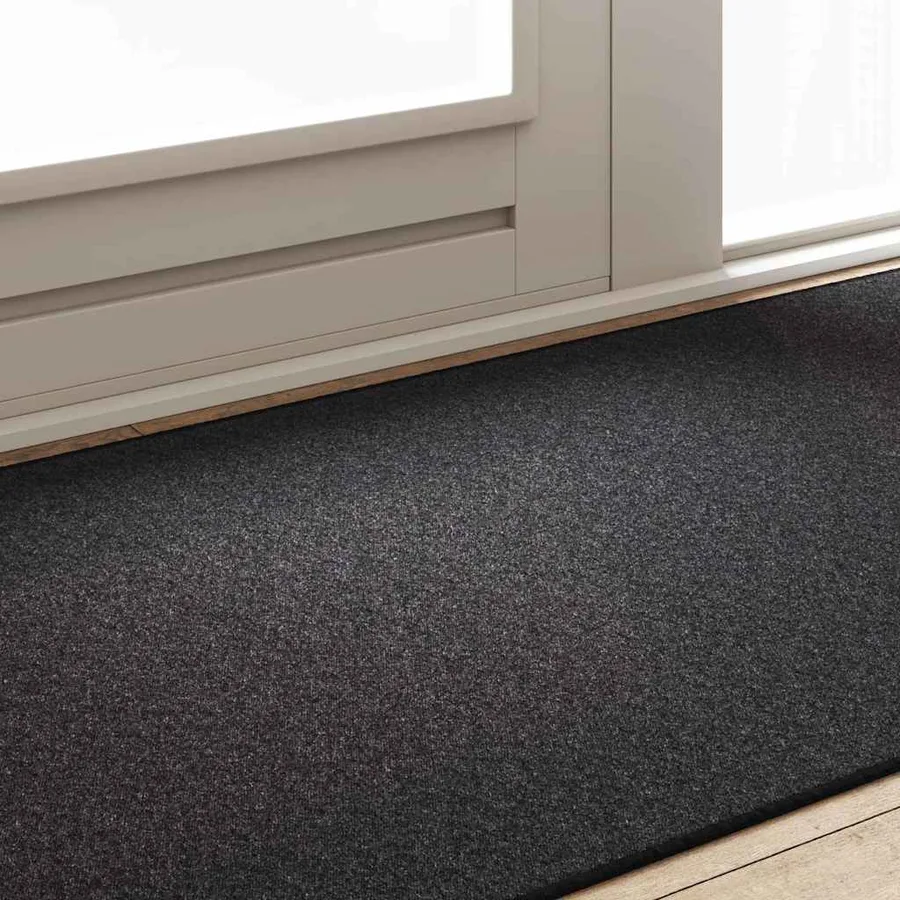 Tapis Couloir Anthracite 100 x 200 cm 100% Polypropylène - 4