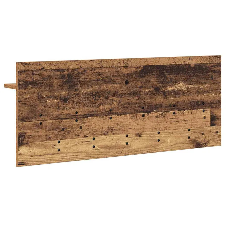 Porte-manteau mural avec étagère Bois ancien 100 x 40 x 12 cm - 7