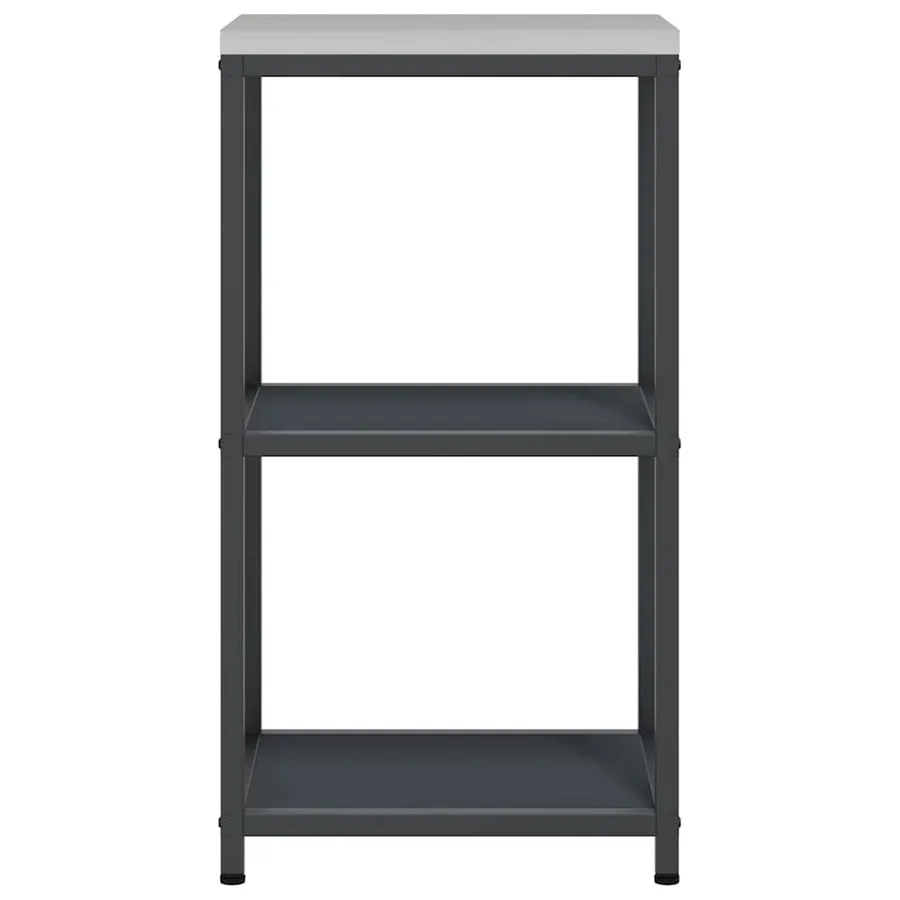 Rangement de cuisine HATTEM Anthracite 40 x 50 x 92 cm Acier - 9