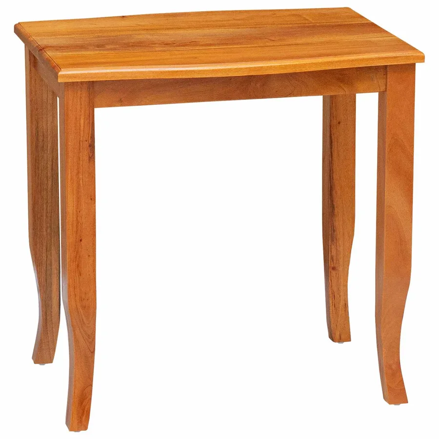 Tables d'appoint emboîtables 3 pcs Naturel - 5