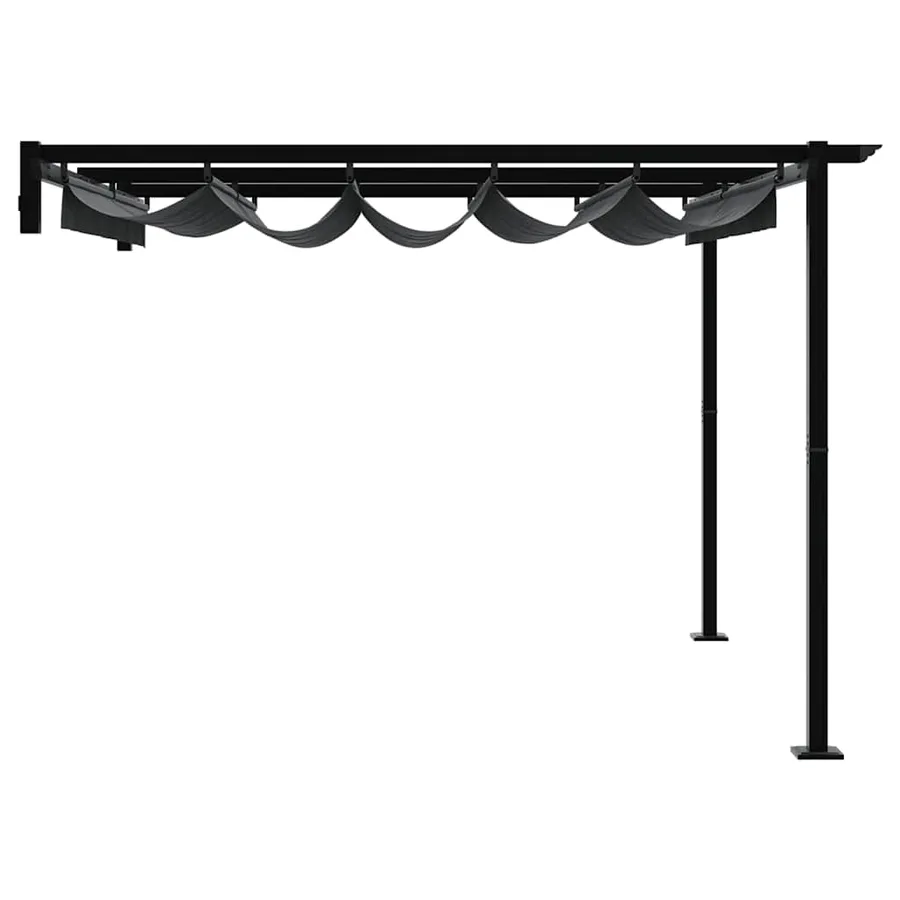 Pavillon 300 x 300 x 200 cm Anthracite Polyester - 5