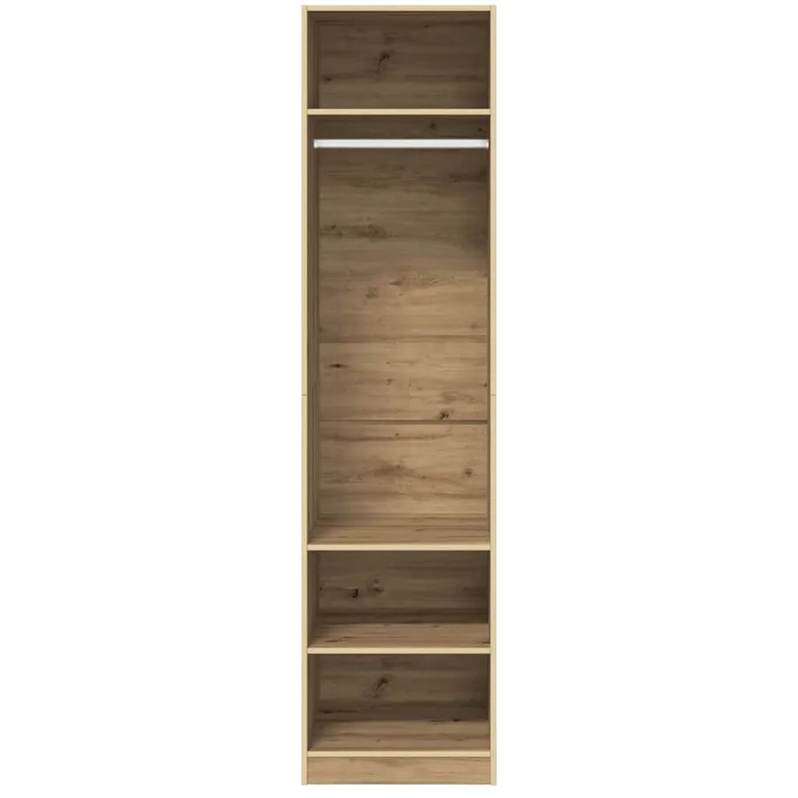Armoire Chêne artisanal 50 x 50 x 200 cm Bois d'ingénierie - 5