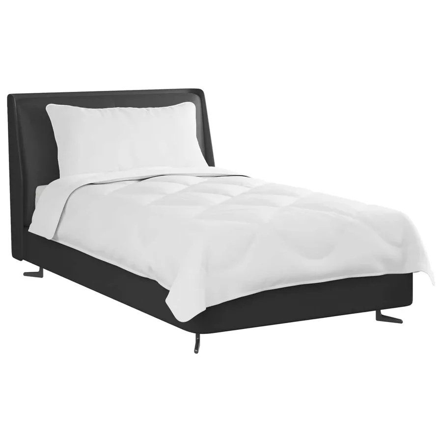 Duvet toutes saisons avec oreiller 2 pcs Blanc Microfibre - 3