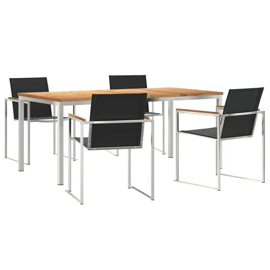 Ensemble de salle à manger pour jardin 5 pcs - 2