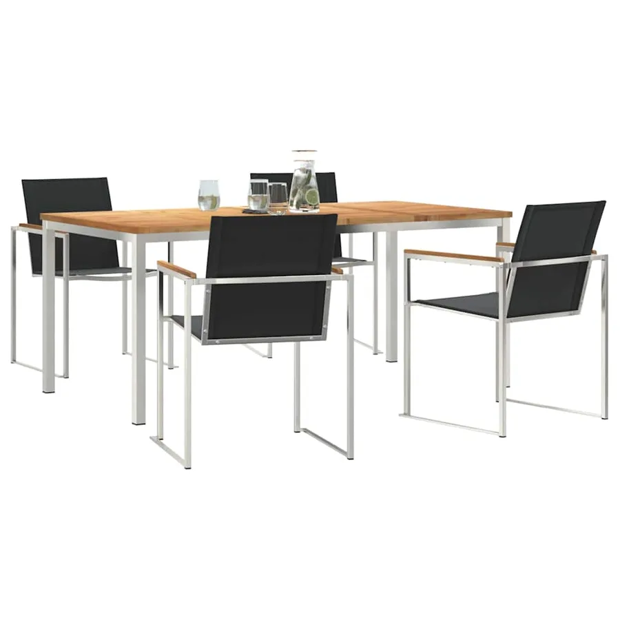 Ensemble de salle à manger pour jardin 5 pcs - 3