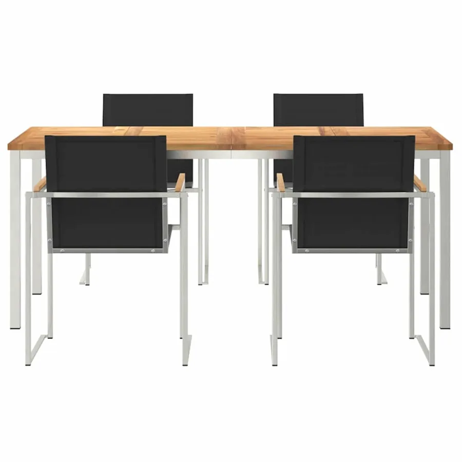 Ensemble de salle à manger pour jardin 5 pcs - 7