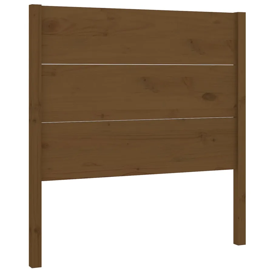Tête de lit Marron miel 81x4x100 cm Bois massif de pin - 2