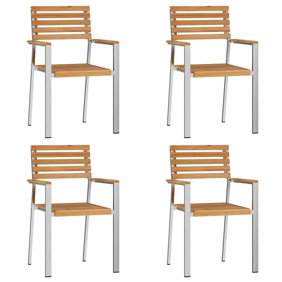 Ensemble de salle à manger pour jardin 5 pcs - 6