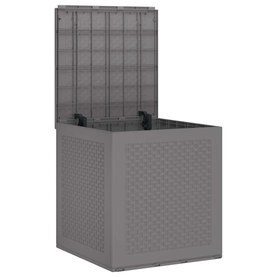 Boîte de rangement Gris clair 55 x 53 x 57 cm Polypropylène - 3