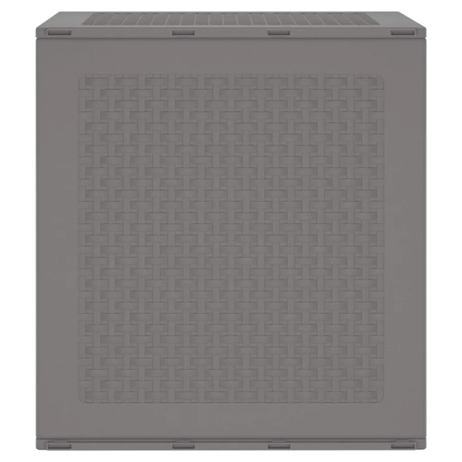Boîte de rangement Gris clair 55 x 53 x 57 cm Polypropylène - 4