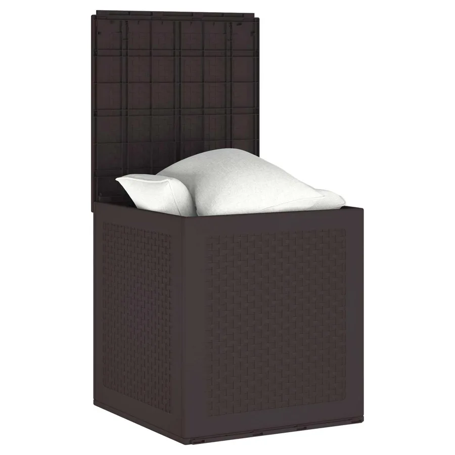 Boîte de rangement Marron 55 x 53 x 57 cm Polypropylène - 2