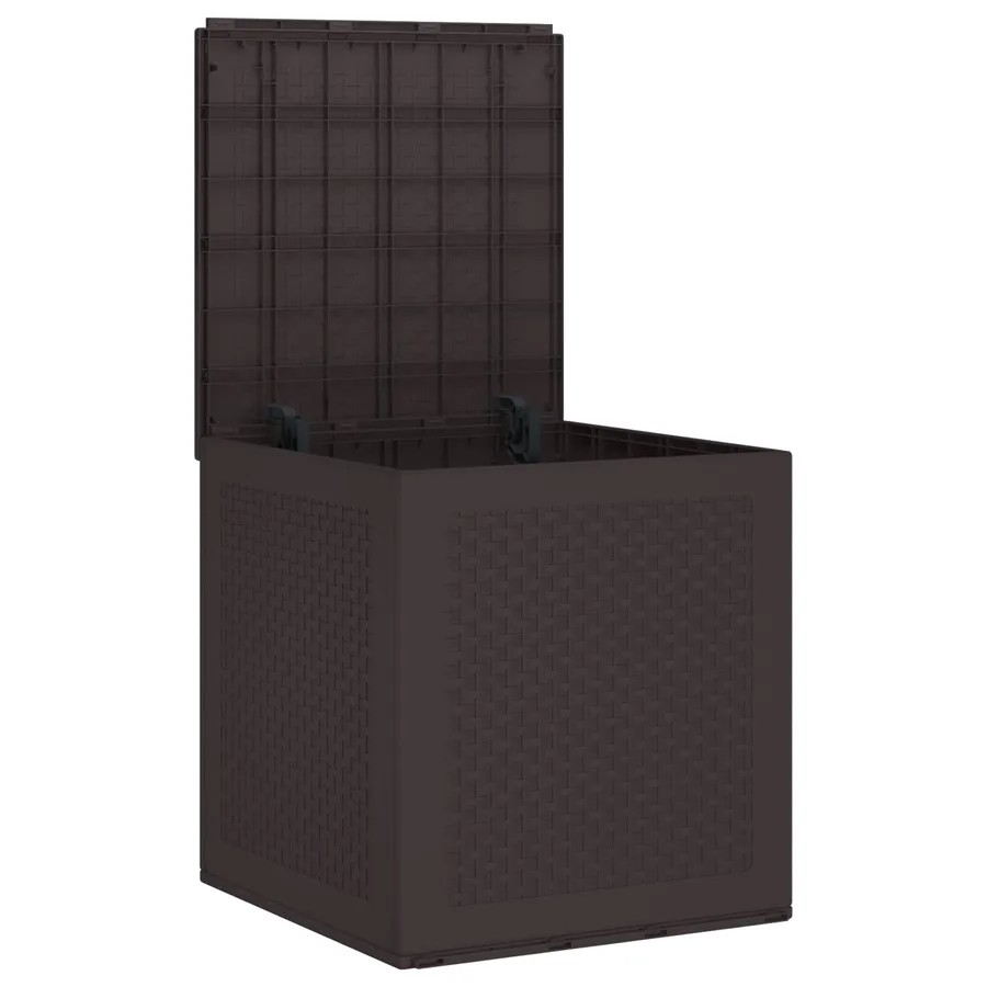 Boîte de rangement Marron 55 x 53 x 57 cm Polypropylène - 3