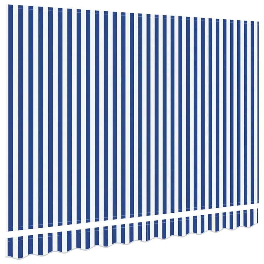 Toile de rechange pour auvent Bleu et Blanc 3 x 2 m Polyester - 4