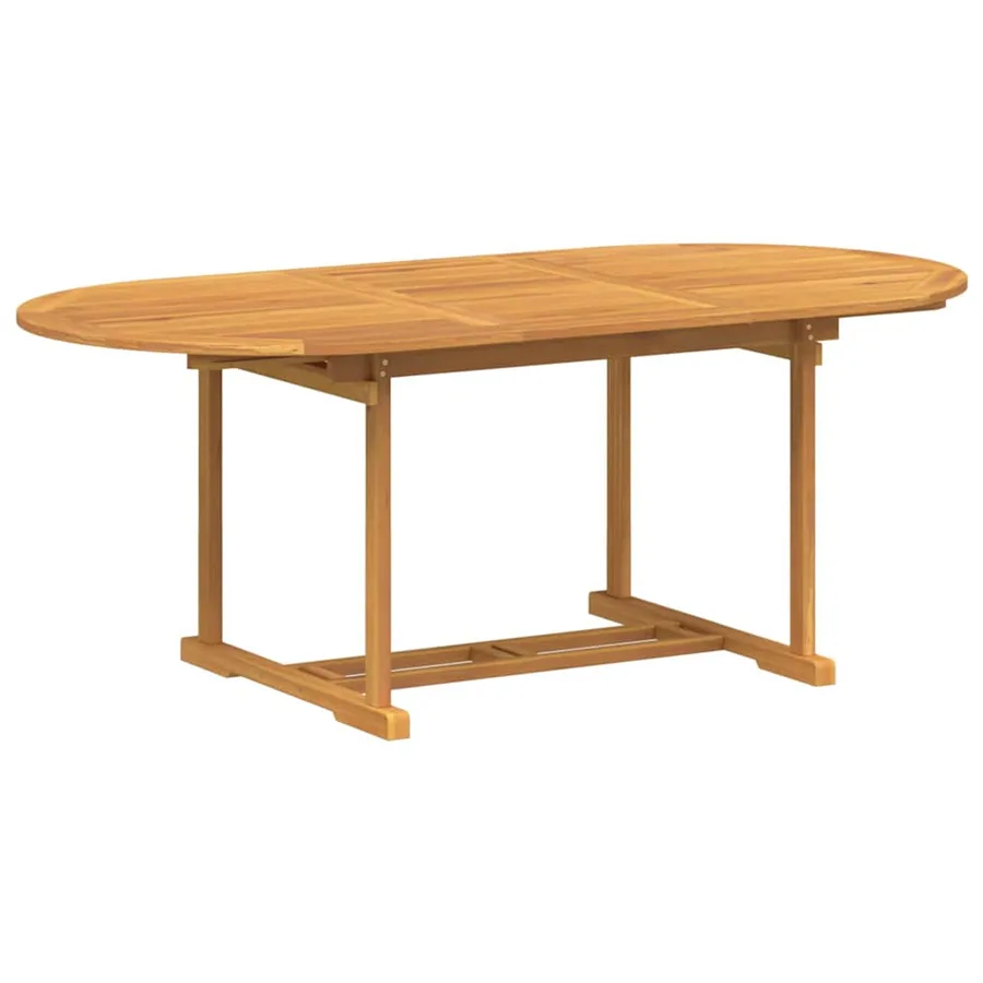 Ensemble de salle à manger pour jardin 7 pcs Marron - 5
