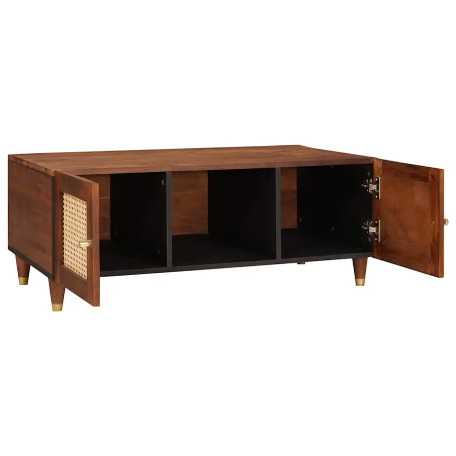 Table basse 100 x 54 x 40 cm Bois de mangue massif - 2