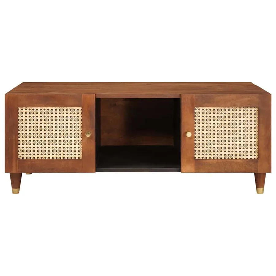 Table basse 100 x 54 x 40 cm Bois de mangue massif - 3
