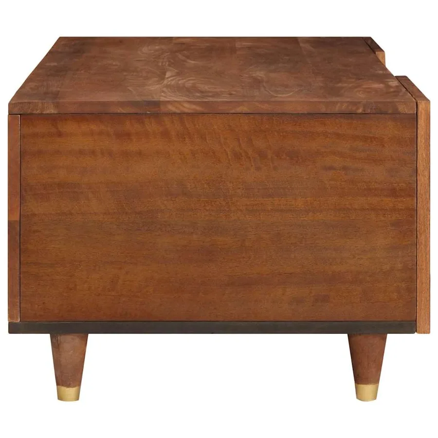 Table basse 100 x 54 x 40 cm Bois de mangue massif - 4