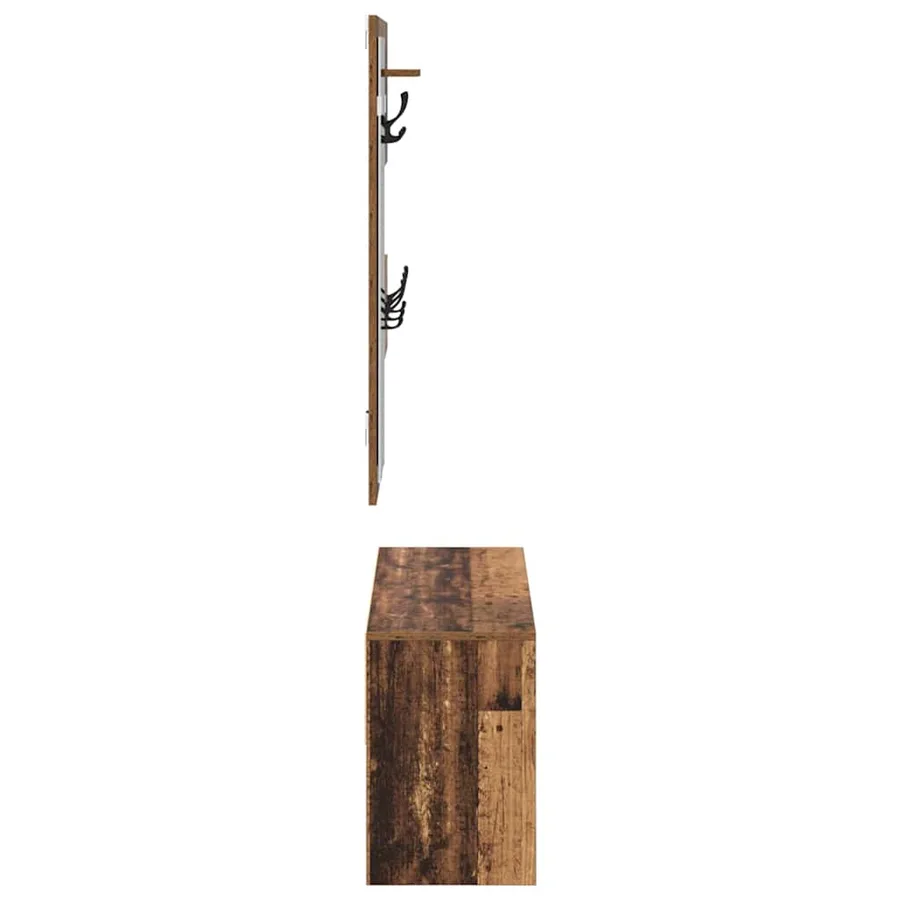 Ensemble de meubles d'entrée Bois ancien 90 x 31 x 46,5 cm - 11