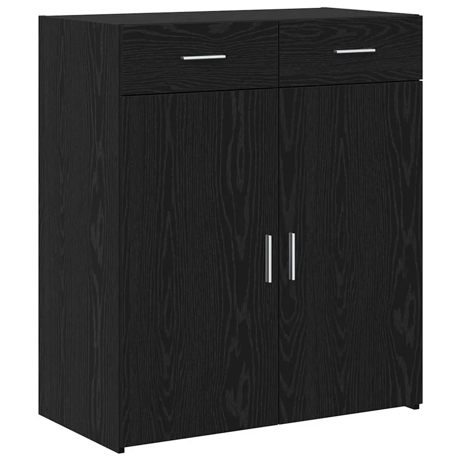 Armoire de rangement Chêne noir 80 x 42,5 x 93 cm - 2