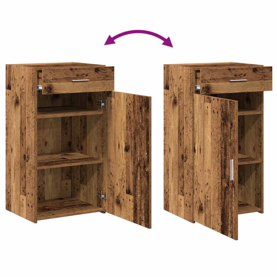 Buffet avec tiroir Bois ancien 50 x 42,5 x 93 cm - 11