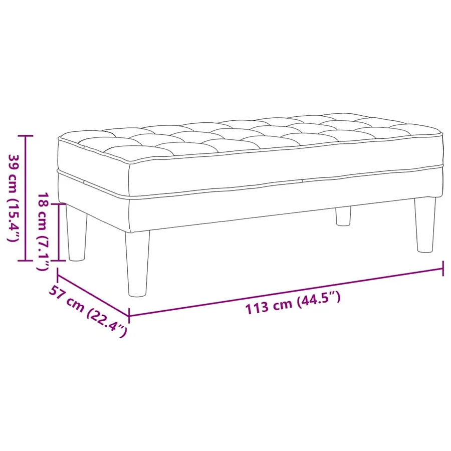 Ensemble de Canapés avec coussin 2 pcs Jaune foncé Polyester - 14