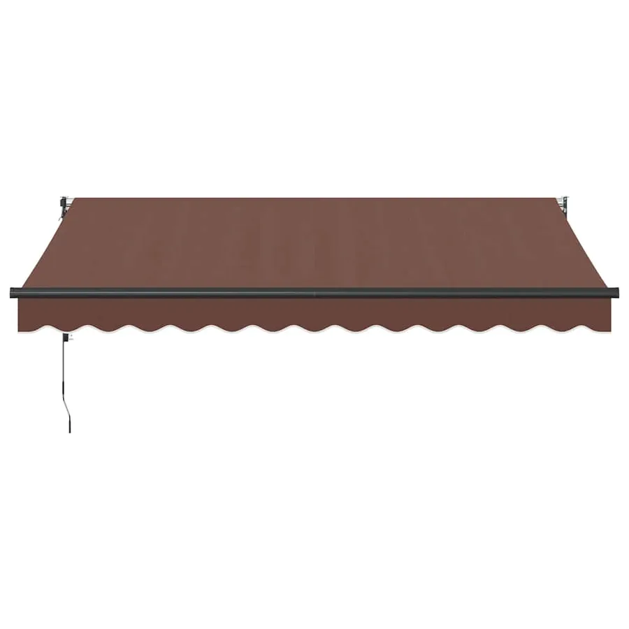 Auvent rétractable automatique marron 350x250 cm - 3