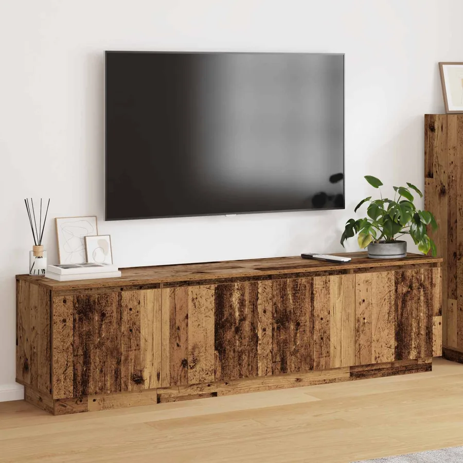 Meuble TV Bois Ancien 180 x 38 x 49 cm Bois d'ingénierie