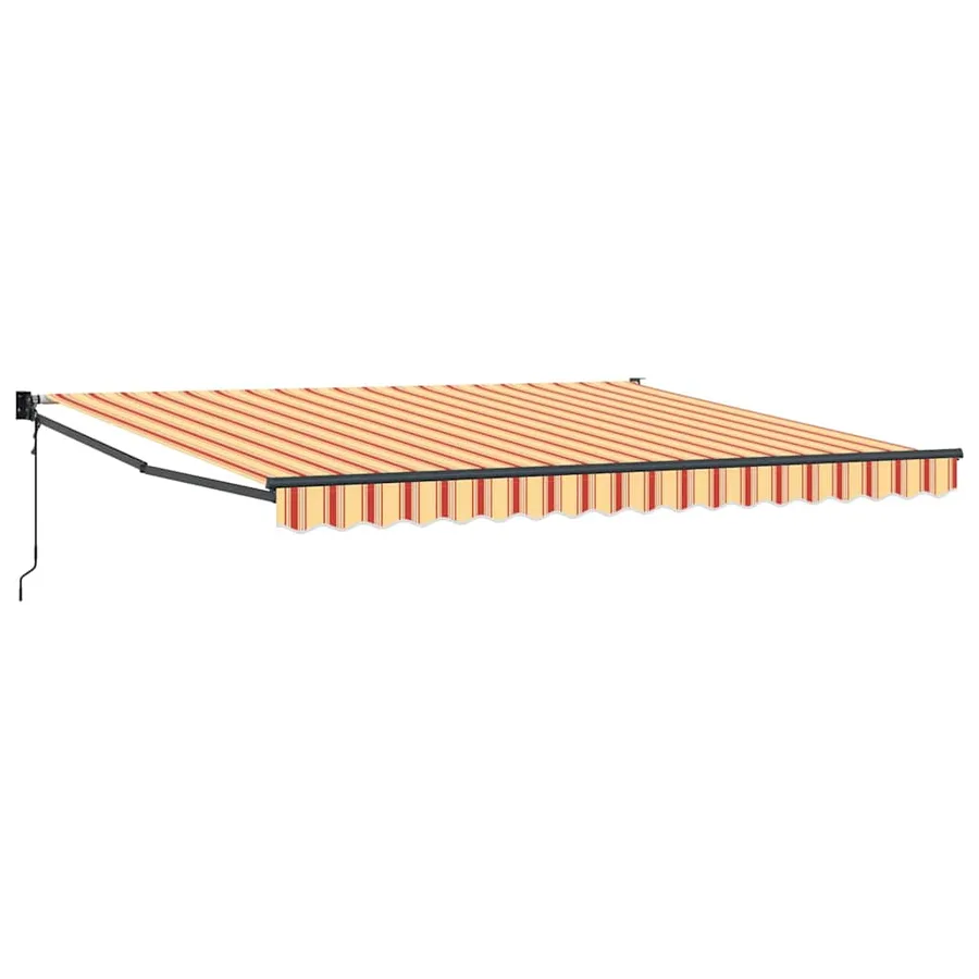 Auvent rétractable Jaune et Orange 400 × 300 cm - 2