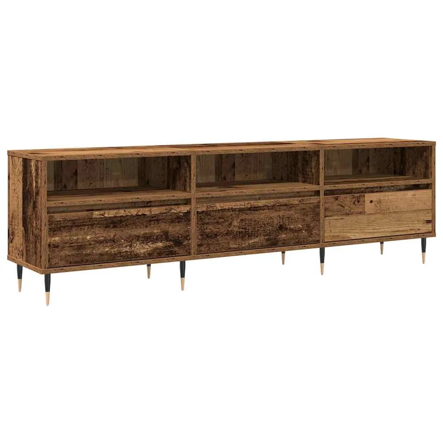 Meuble TV Bois Ancien 150 x 30 x 45 cm Bois d'ingénierie - 2