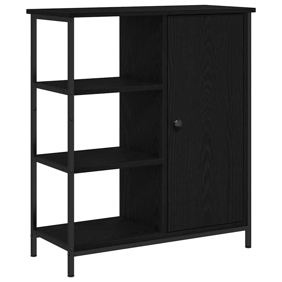 Buffet Chêne noir 70 x 30 x 80 cm - 2