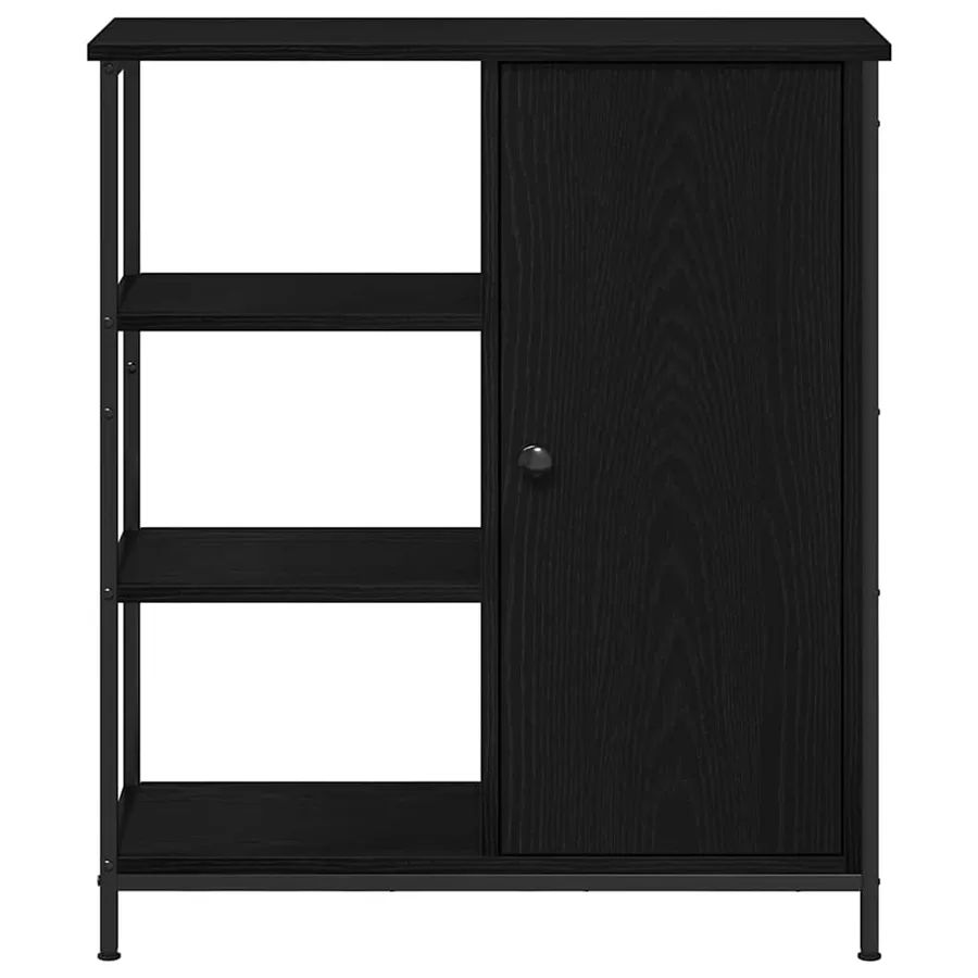Buffet Chêne noir 70 x 30 x 80 cm - 5