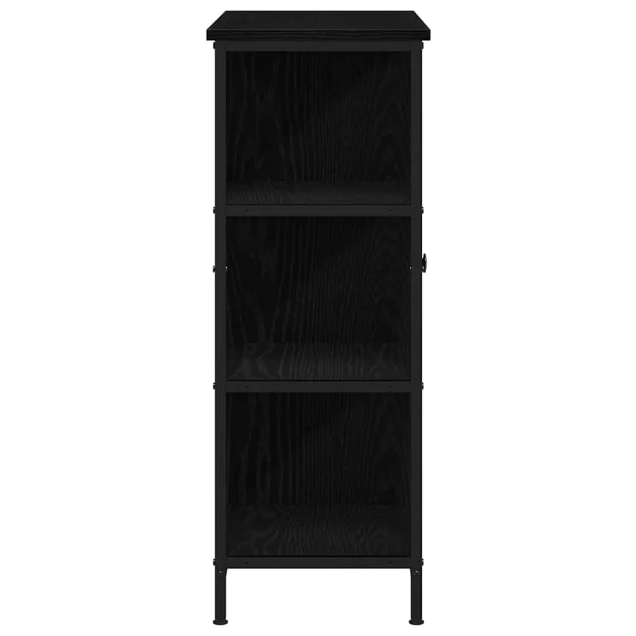 Buffet Chêne noir 70 x 30 x 80 cm - 6