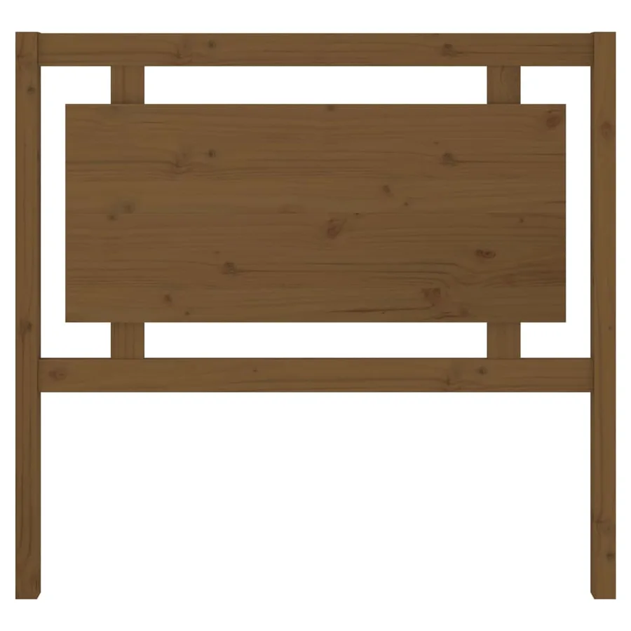 Tête de lit Marron miel 105,5x4x100 cm Bois massif de pin - 4