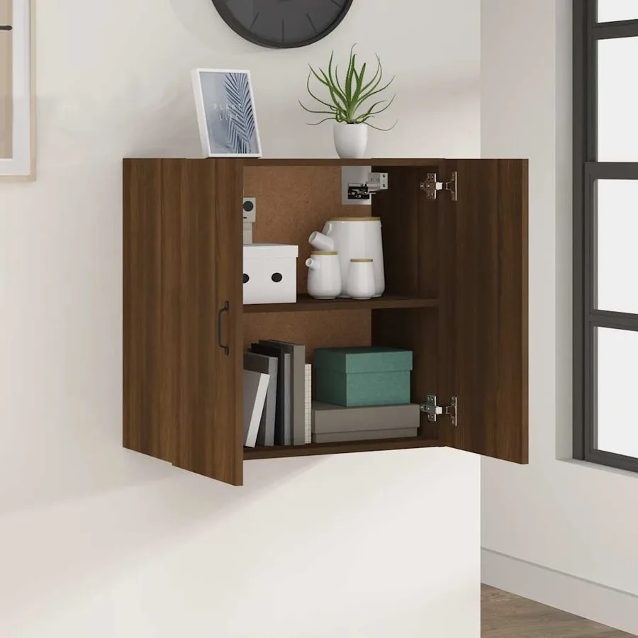 Armoire murale Chêne marron 60x31x60 cm Bois d'ingénierie - 8
