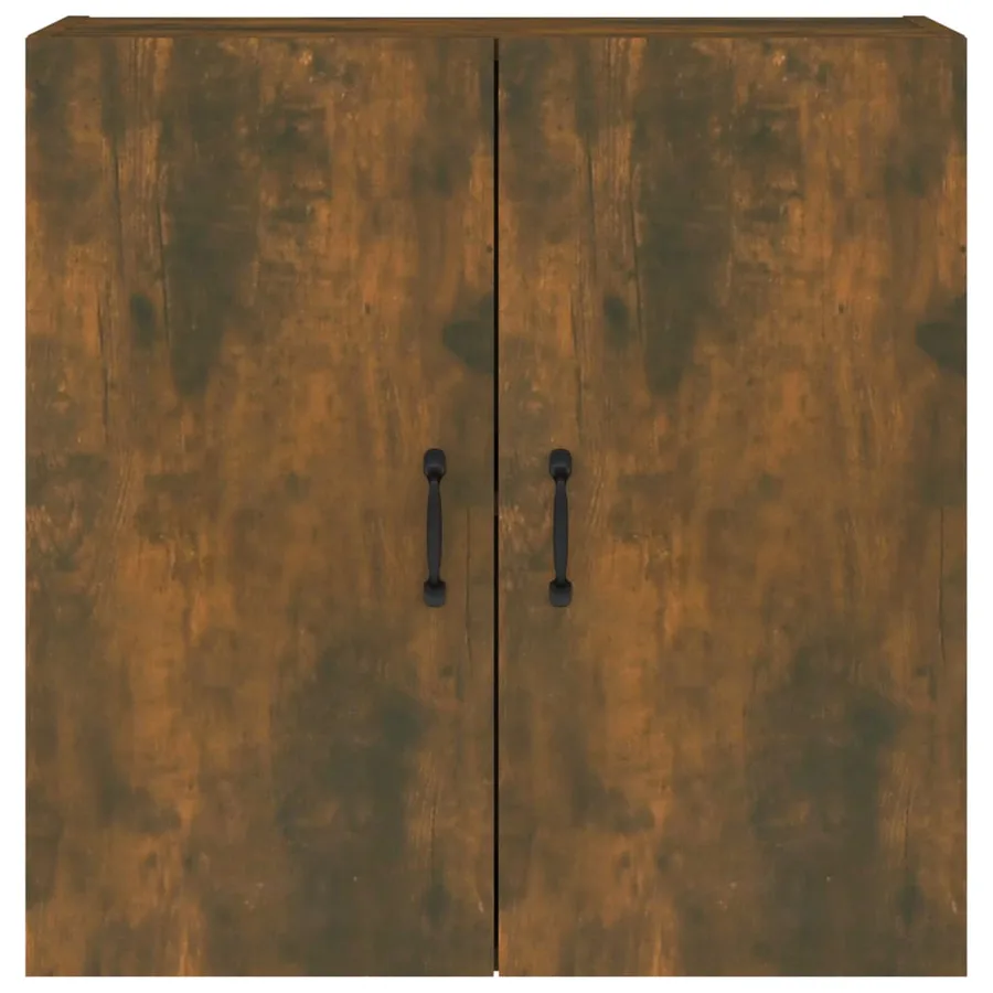 Armoire murale Chêne fumé 60x31x60 cm Bois d'ingénierie - 3