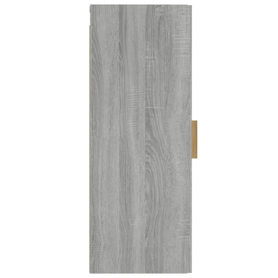 Armoire murale Sonoma gris 34,5x34x90 cm Bois d'ingénierie - 8