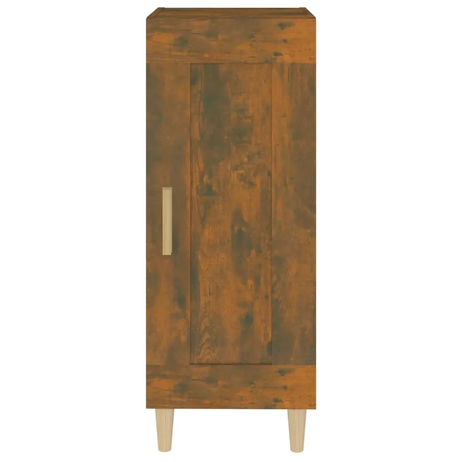 Buffet Chêne fumé 34,5x34x90 cm Bois d'ingénierie - 5