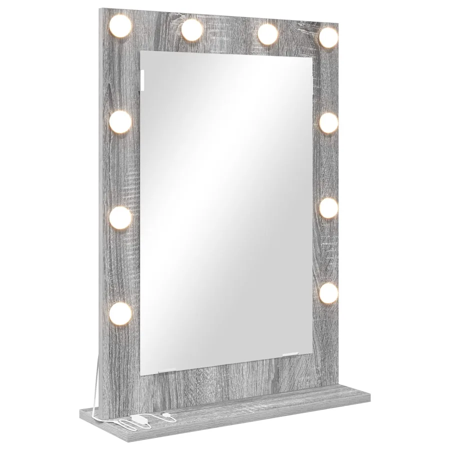Miroir de vanité Rectangulaire Gris Sonoma 70 x 50 x 18 cm - 2