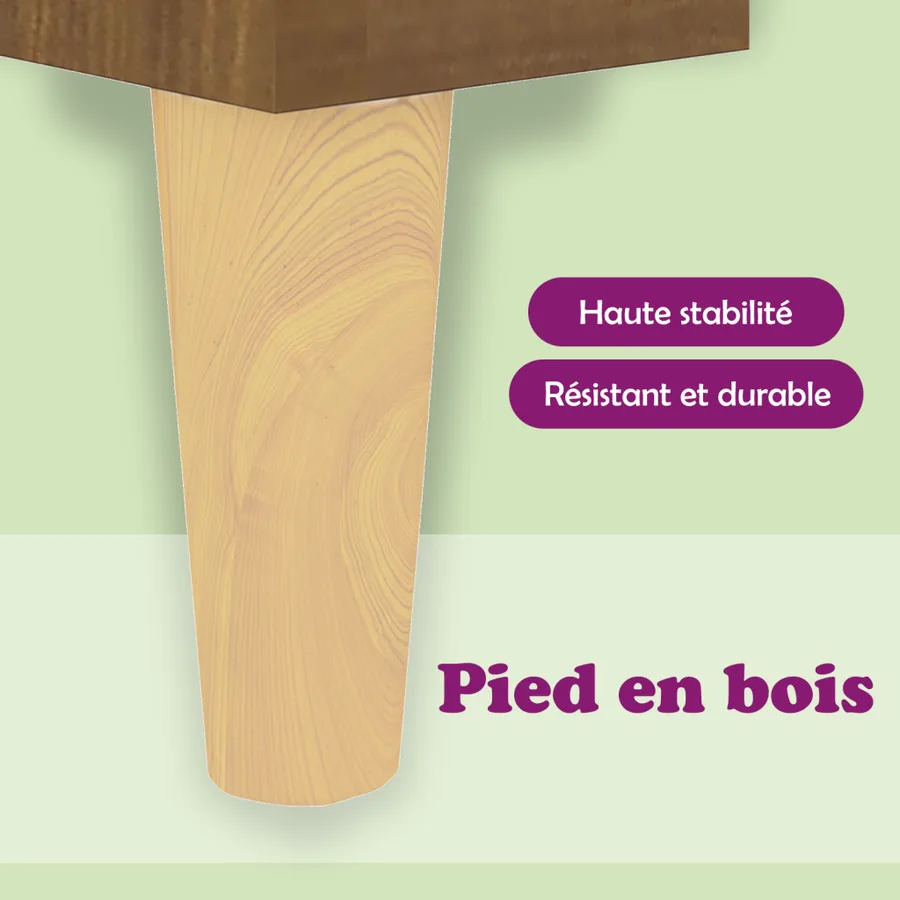 Buffet Chêne marron 69,5x34x90 cm Bois d'ingénierie - 11