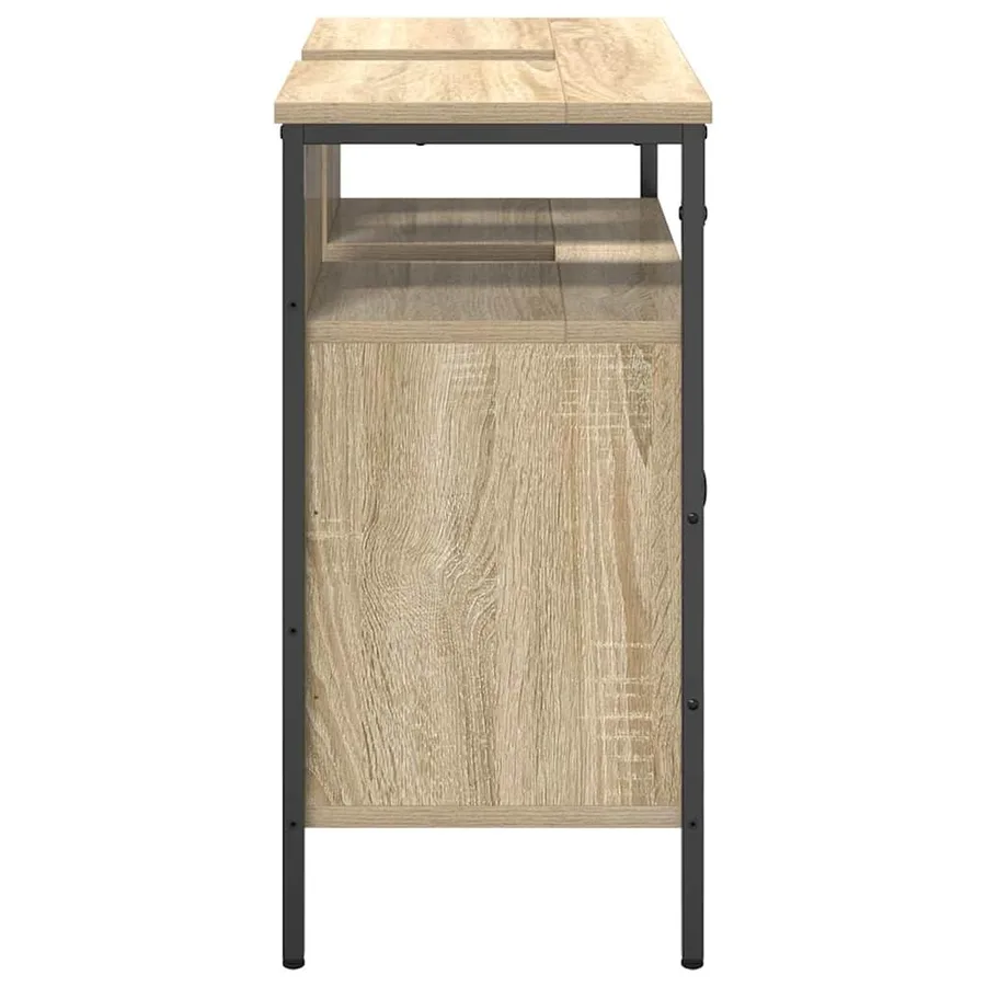 Cabinet de salle de bain avec stockage Beige 60 x 30 x 60 cm - 6