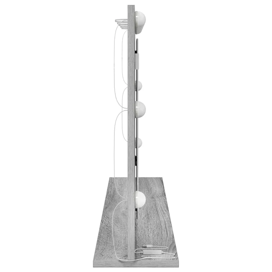 Miroir de vanité Rectangulaire Gris Sonoma 100 x 55 x 18 cm - 5