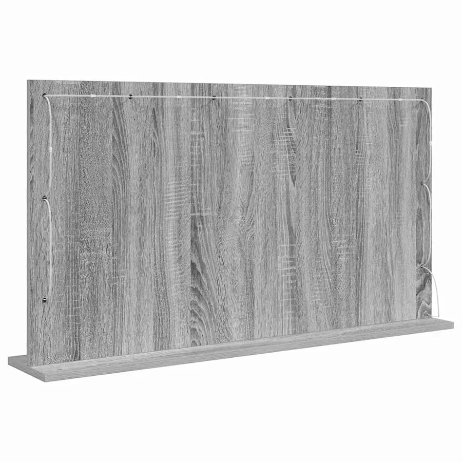 Miroir de vanité Rectangulaire Gris Sonoma 100 x 55 x 18 cm - 6